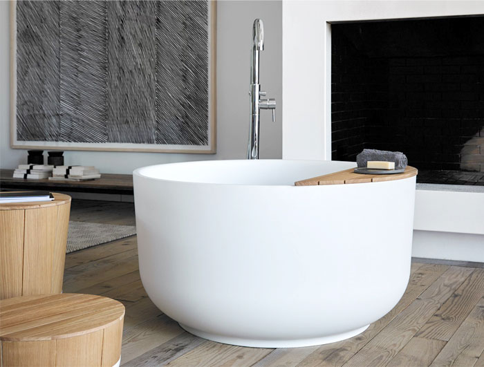 bathroom design trends round bathtub ethno style 1