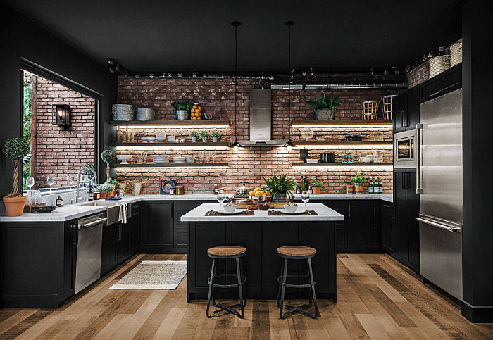 black kitchen cabinets designs ideas