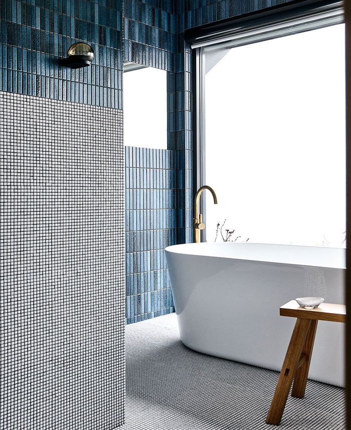 contemporary bathroom tiles and colors