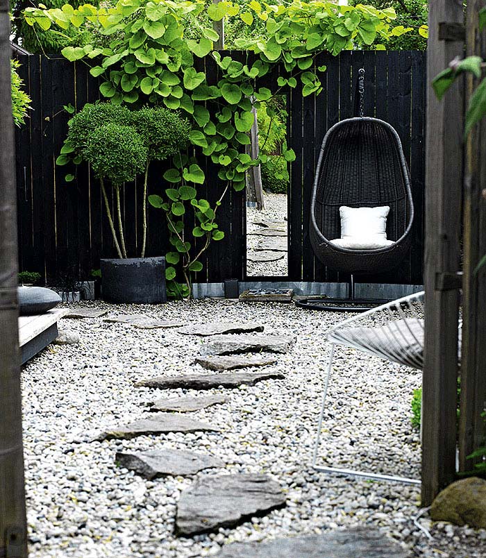 contemporary zen garden backyard ideas