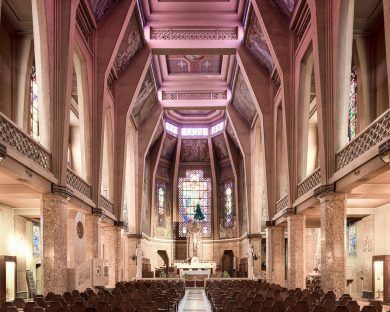 The Grand Interiors of Modern Churches Across Europe and Japan by Thibaud Poirier