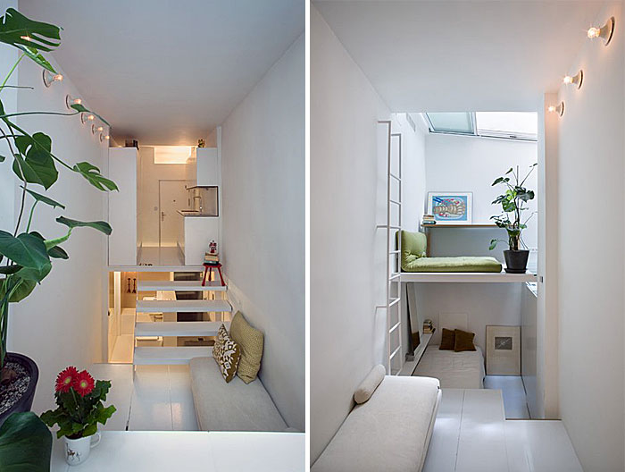 how to design small apartment use levels