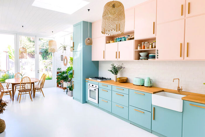 midcentury modern kitchen cabinets colour 2
