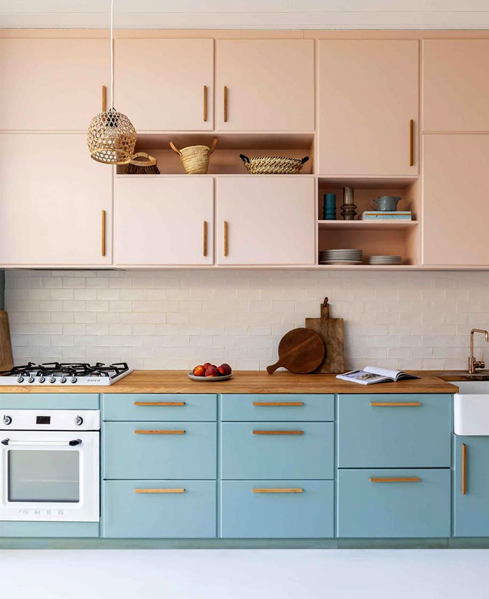 midcentury modern kitchen cabinets colour 8