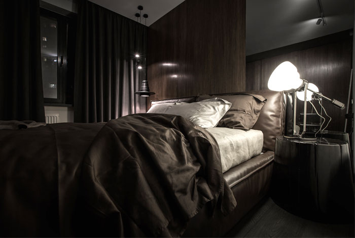 modern men luxury bedroom