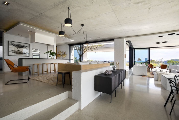 open concept kitchen living room decor