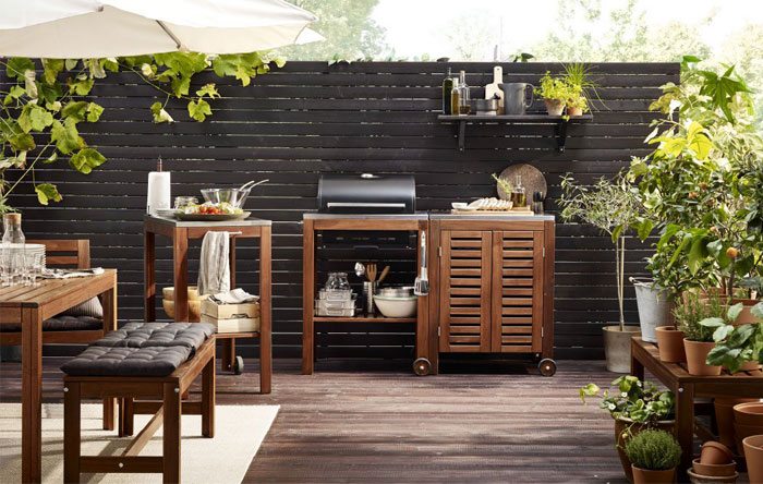 outdoor kitchen Ikea