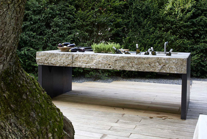 stone outdoor kitchen design 6